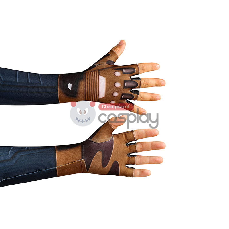 Captain America The Winter Soldier Steve Rogers Cosplay Jumpsuit for Kids