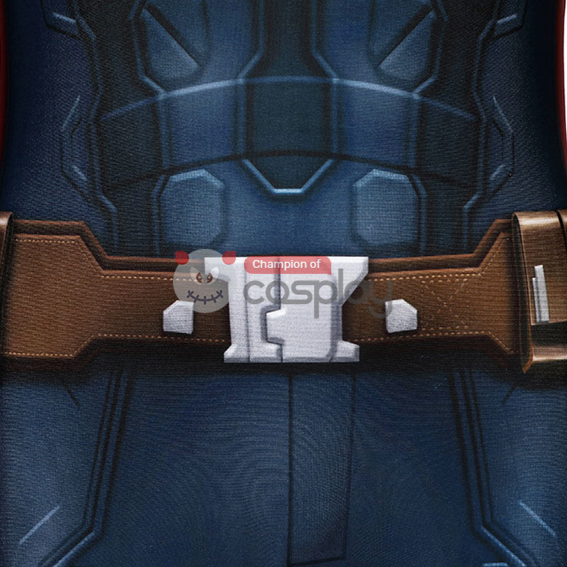 Captain America The Winter Soldier Steve Rogers Cosplay Jumpsuit for Kids