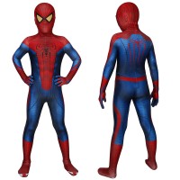 Kids The Amazing Spider-Man Peter Parker Cosplay Costume