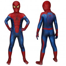 Kids The Amazing Spider-Man Peter Parker Cosplay Costume