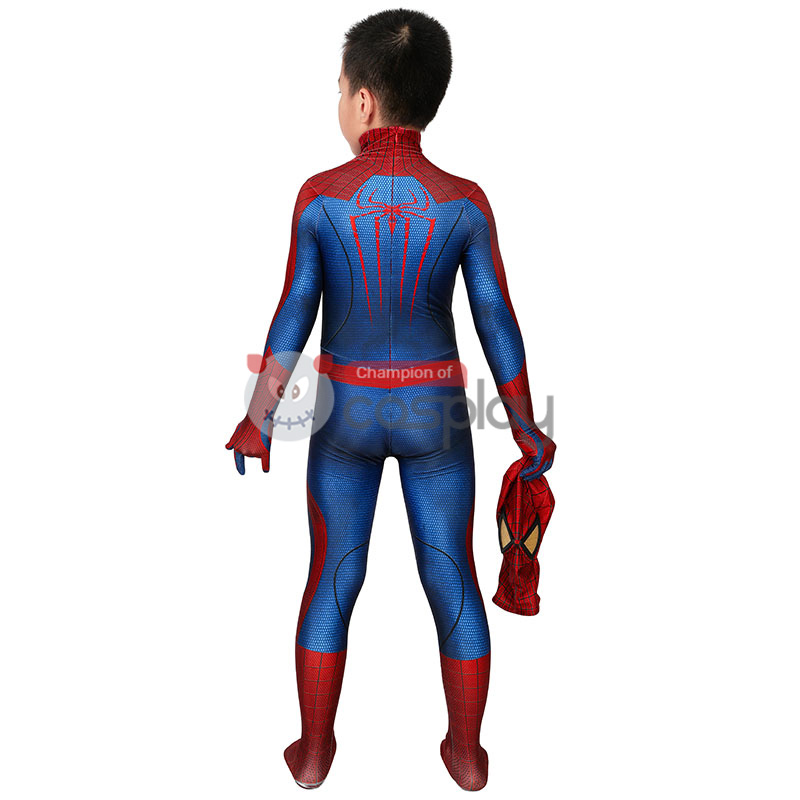 Kids The Amazing Spider-Man Peter Parker Cosplay Costume