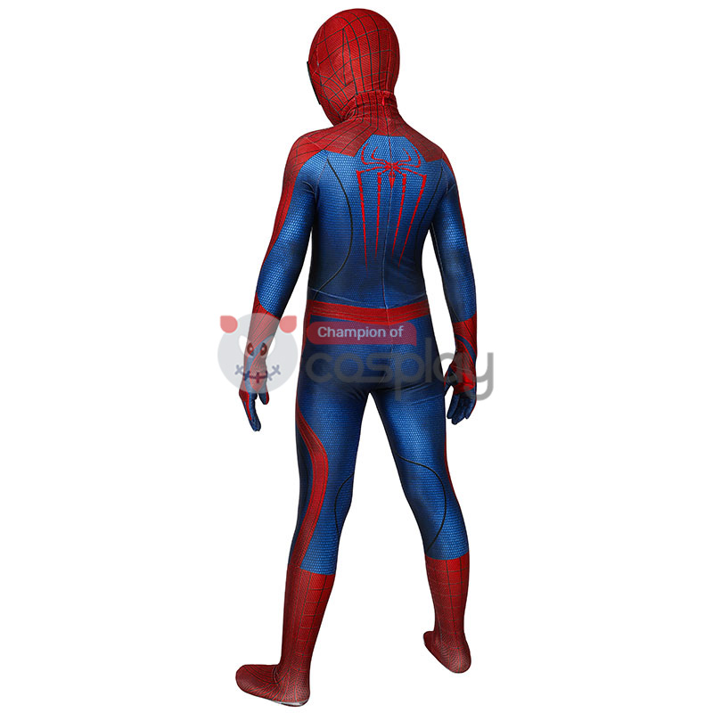 Kids The Amazing Spider-Man Peter Parker Cosplay Costume