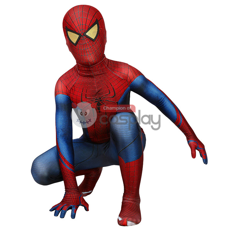 Kids The Amazing Spider-Man Peter Parker Cosplay Costume