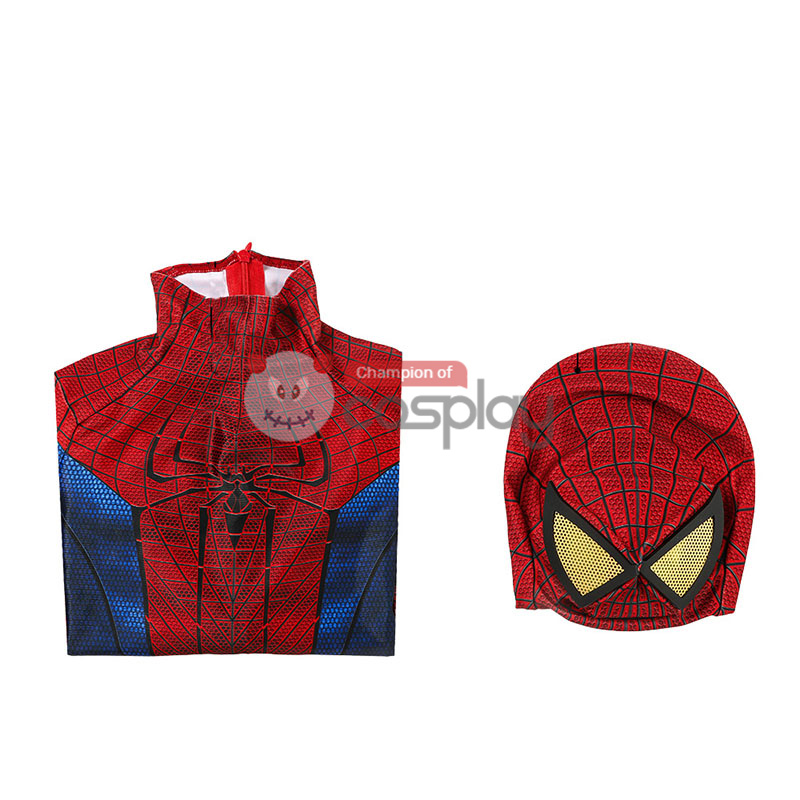 Kids The Amazing Spider-Man Peter Parker Cosplay Costume