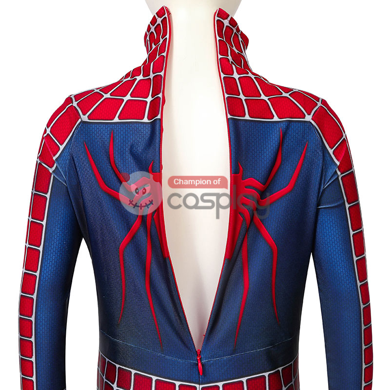 Spider Man Jumpsuit Tobey Maguire Cosplay Costume for Kids