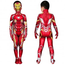 Iron Man Jumpsuit The Avengers Tony Stark Cosplay Costume for Kids