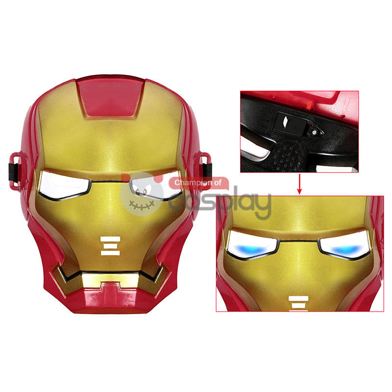 Iron Man Jumpsuit The Avengers Tony Stark Cosplay Costume for Kids