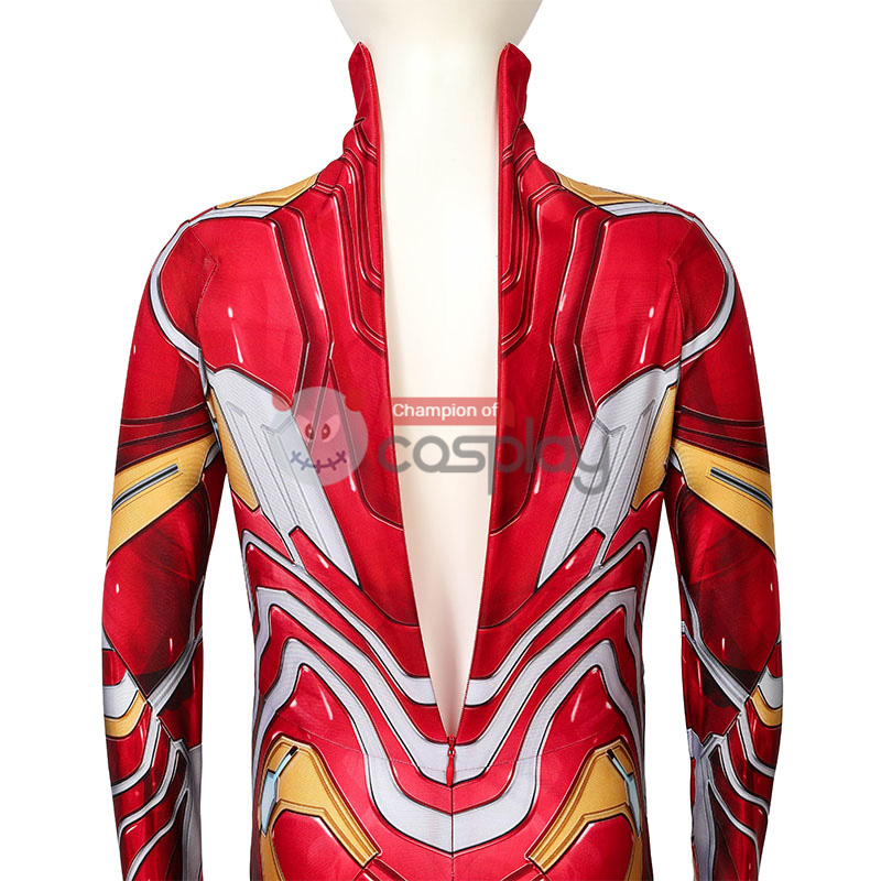 Iron Man Jumpsuit The Avengers Tony Stark Cosplay Costume for Kids