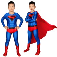Children Clark Jumpsuit Champion Cosplay Costumes