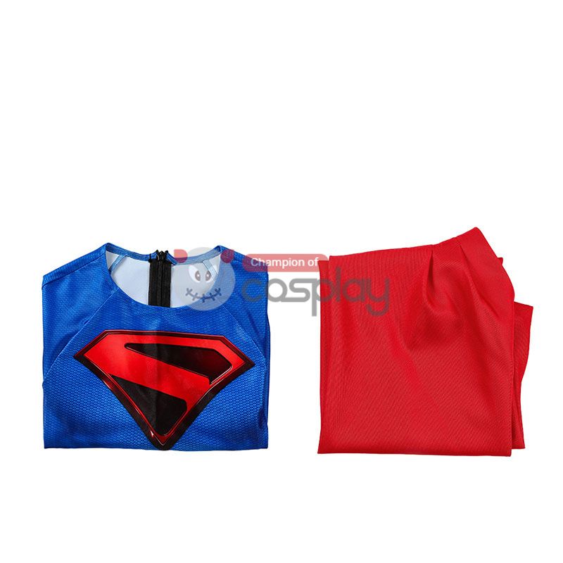 Children Clark Jumpsuit Champion Cosplay Costumes