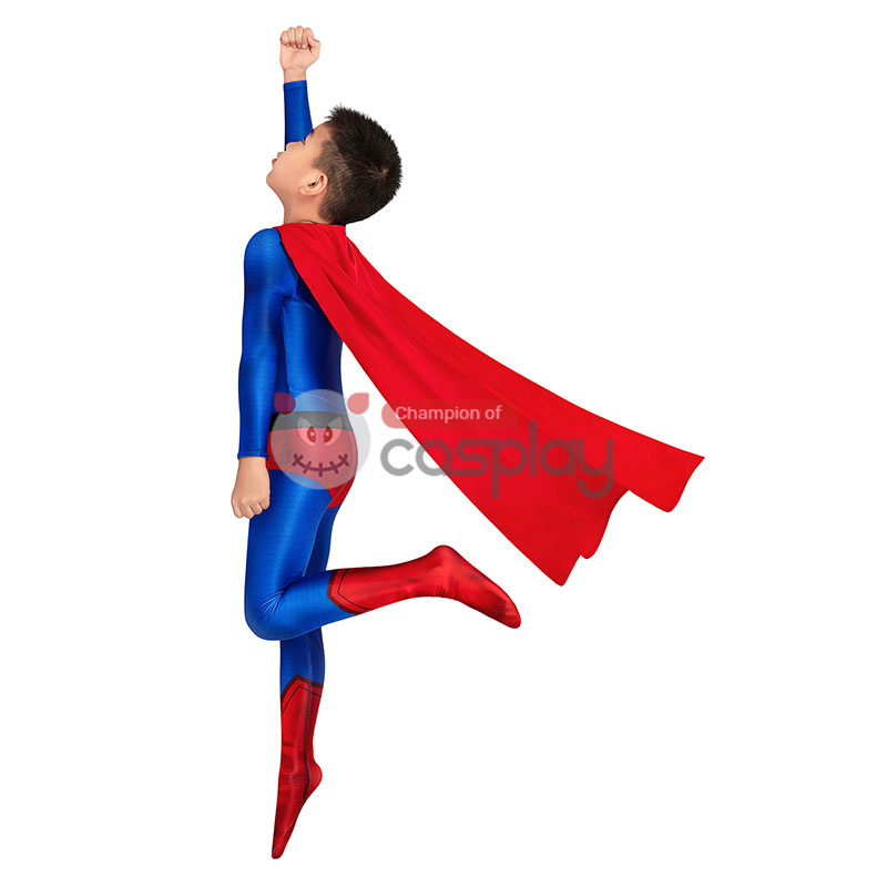 Children Clark Jumpsuit Champion Cosplay Costumes