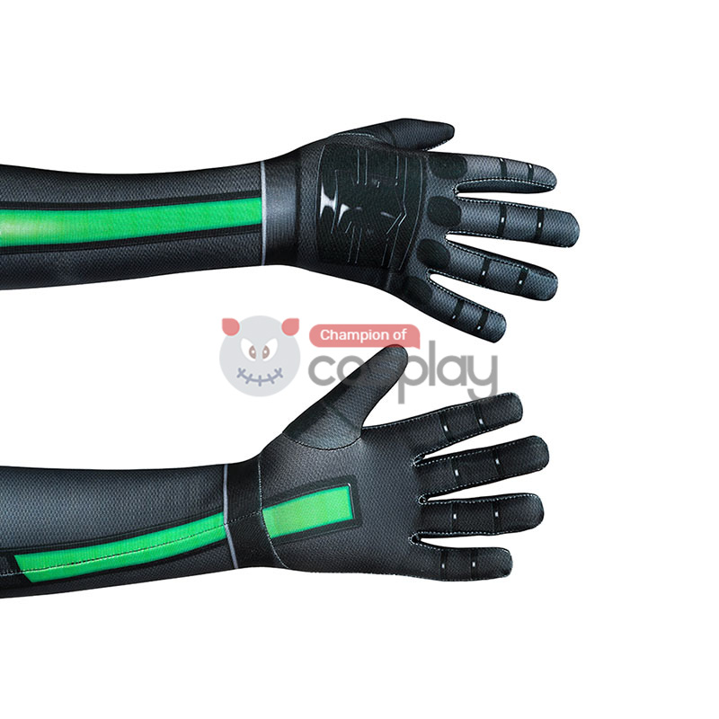 Spider Man Stealth Big Time Cosplay Costume Spiderman Jumpsuit for Kids