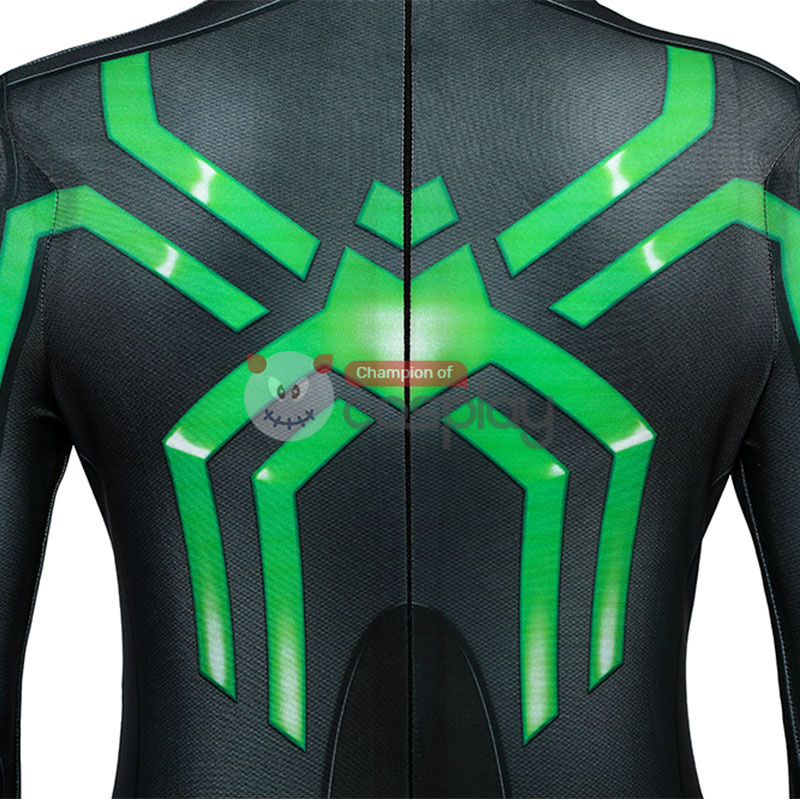 Spider Man Stealth Big Time Cosplay Costume Spiderman Jumpsuit for Kids