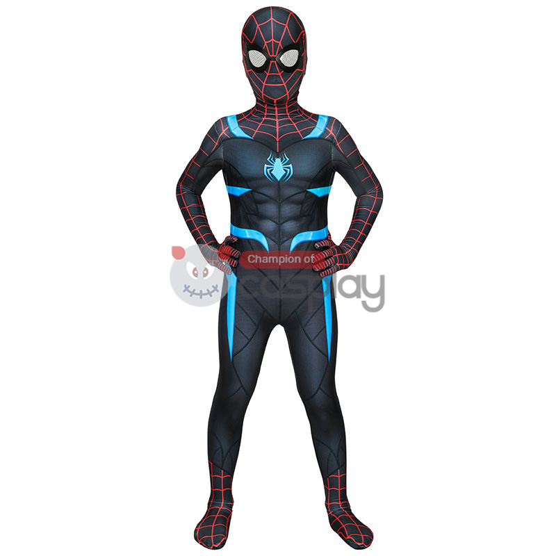 Kids Spider Man Jumpsuit Secret War Cosplay Costume