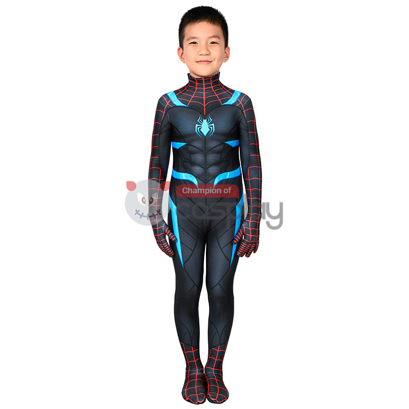 Kids Spider Man Jumpsuit Secret War Cosplay Costume