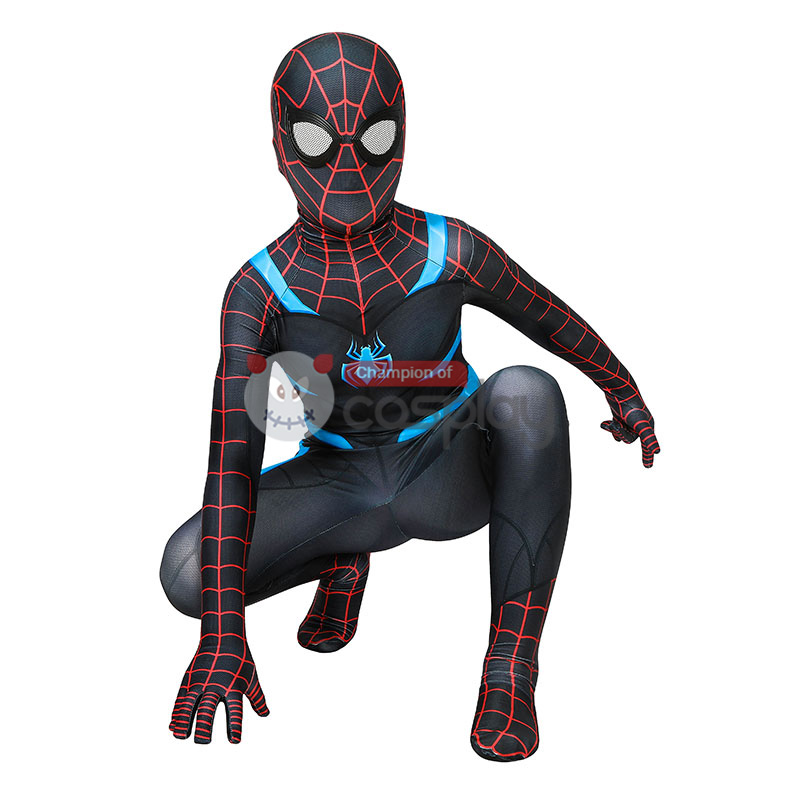 Kids Spider Man Jumpsuit Secret War Cosplay Costume