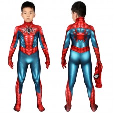 Spider-Armor MK IV Cosplay Costume Spiderman Jumpsuit for Kids