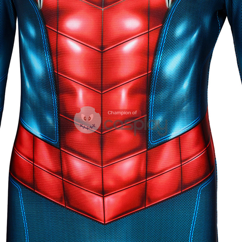 Spider-Armor MK IV Cosplay Costume Spiderman Jumpsuit for Kids