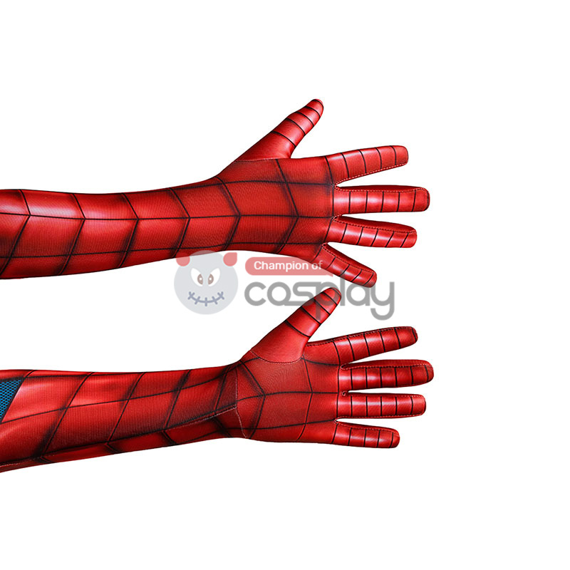 Spider-Armor MK IV Cosplay Costume Spiderman Jumpsuit for Kids