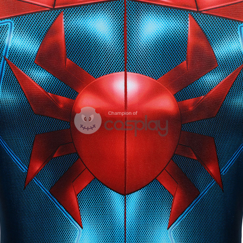 Spider-Armor MK IV Cosplay Costume Spiderman Jumpsuit for Kids