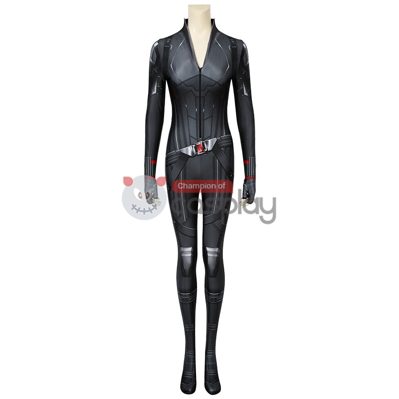 Adult Avengers Endgame Black Widow Jumpsuit Natasha Romanoff Cosplay Costume