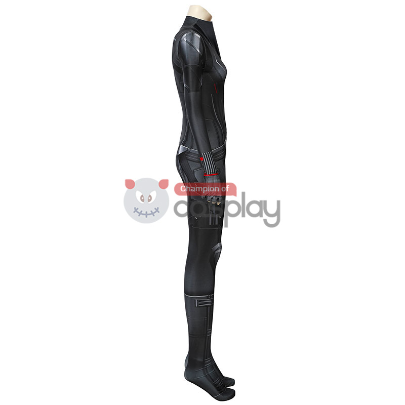 Adult Avengers Endgame Black Widow Jumpsuit Natasha Romanoff Cosplay Costume