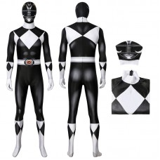 Ready To Ship Black Power Ranger Jumpsuit Mighty Morphin Power Rangers Burai Dragon Ranger Cosplay Costume