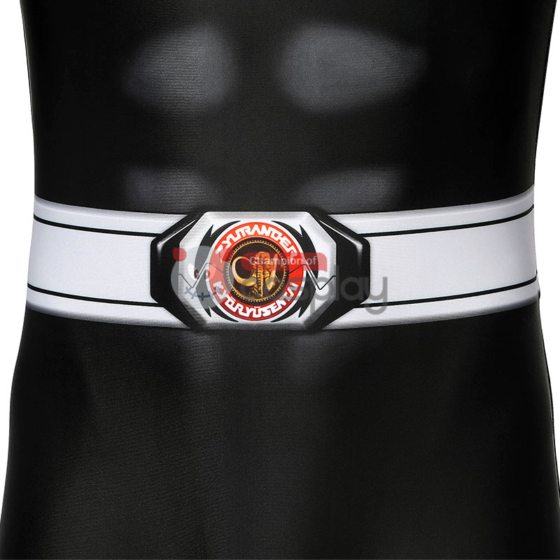 Ready To Ship Black Power Ranger Jumpsuit Mighty Morphin Power Rangers Burai Dragon Ranger Cosplay Costume