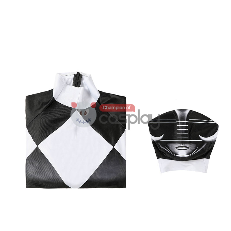 Ready To Ship Black Power Ranger Jumpsuit Mighty Morphin Power Rangers Burai Dragon Ranger Cosplay Costume