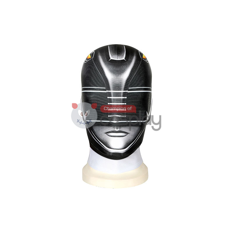 Ready To Ship Black Power Ranger Jumpsuit Mighty Morphin Power Rangers Burai Dragon Ranger Cosplay Costume