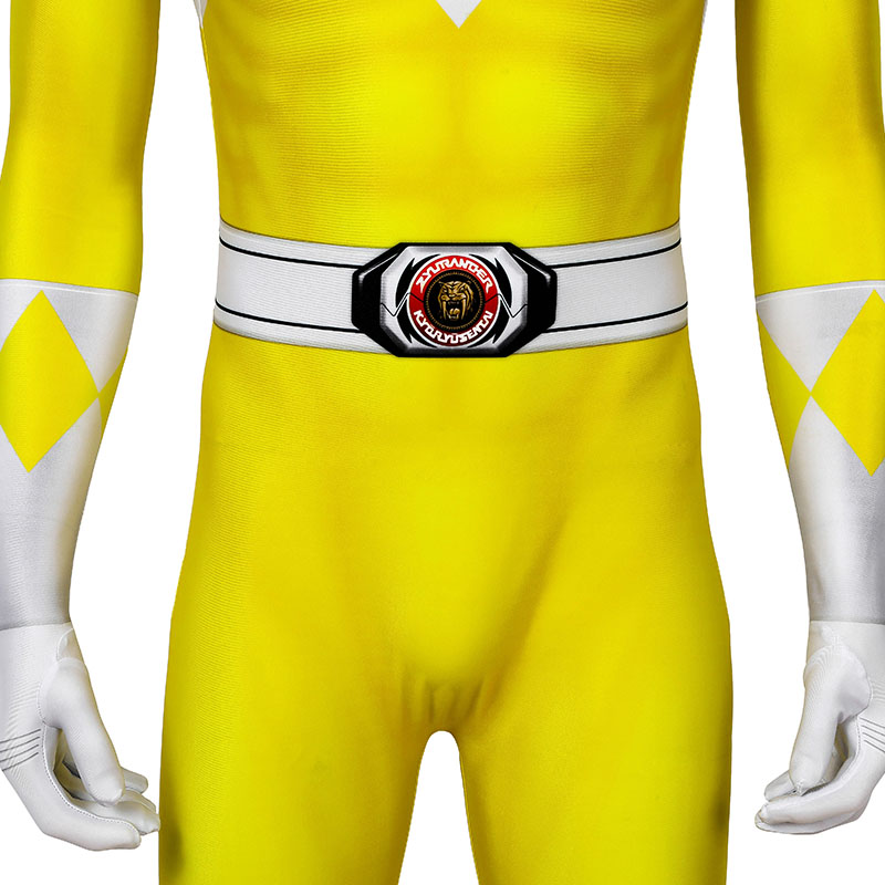 Adult Power Rangers Jumpsuit Mighty Morphin Power Rangers Cosplay Costume