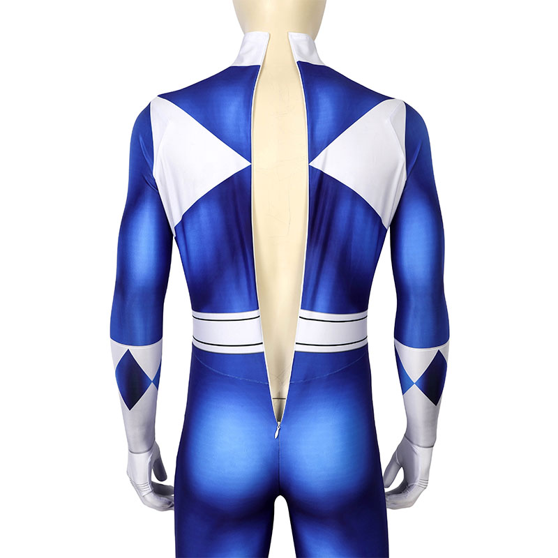 Adult Power Rangers Jumpsuit Mighty Morphin Power Rangers Cosplay Costume