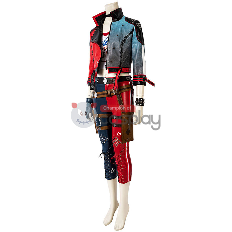 New Suicide Squad Kill The Justice League Cosplay Suit Harley Quinn Costume