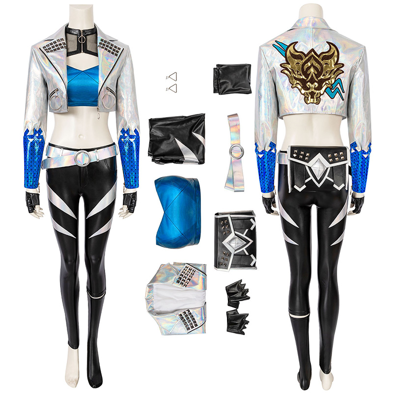 League Of Legends KDA 2020 S10 Cosplay Suit LOL Akali Costume