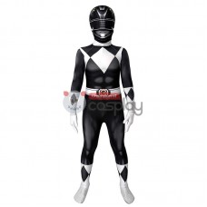 Mighty Morphin Power Rangers Cosplay Costume Black Rangers Suit for Kids