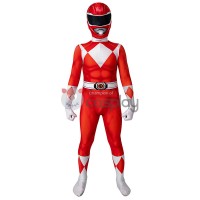 Ready To Ship for Kids Red Ranger Cosplay Costume
