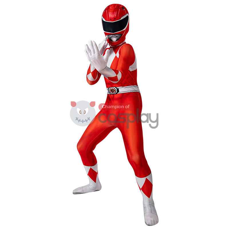 Kids Power Ranger Costume Jumpsuit Power Rangers Cosplay Suit