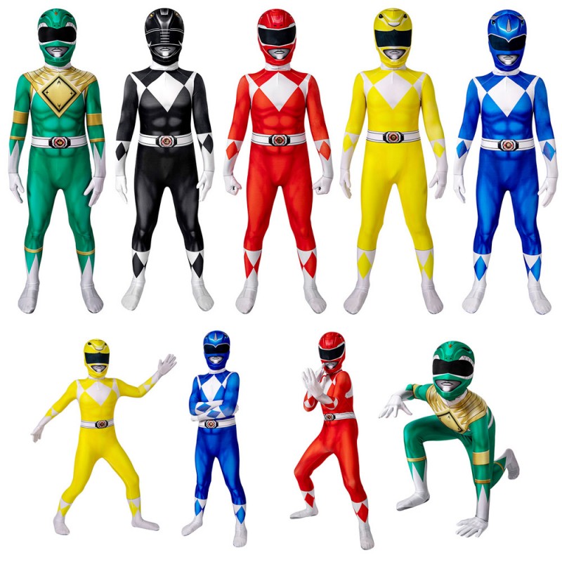 Dan Tricera Ranger Costume Blue Mighty Morphin' Power Rangers Cosplay  Costumes - Champion Cosplay