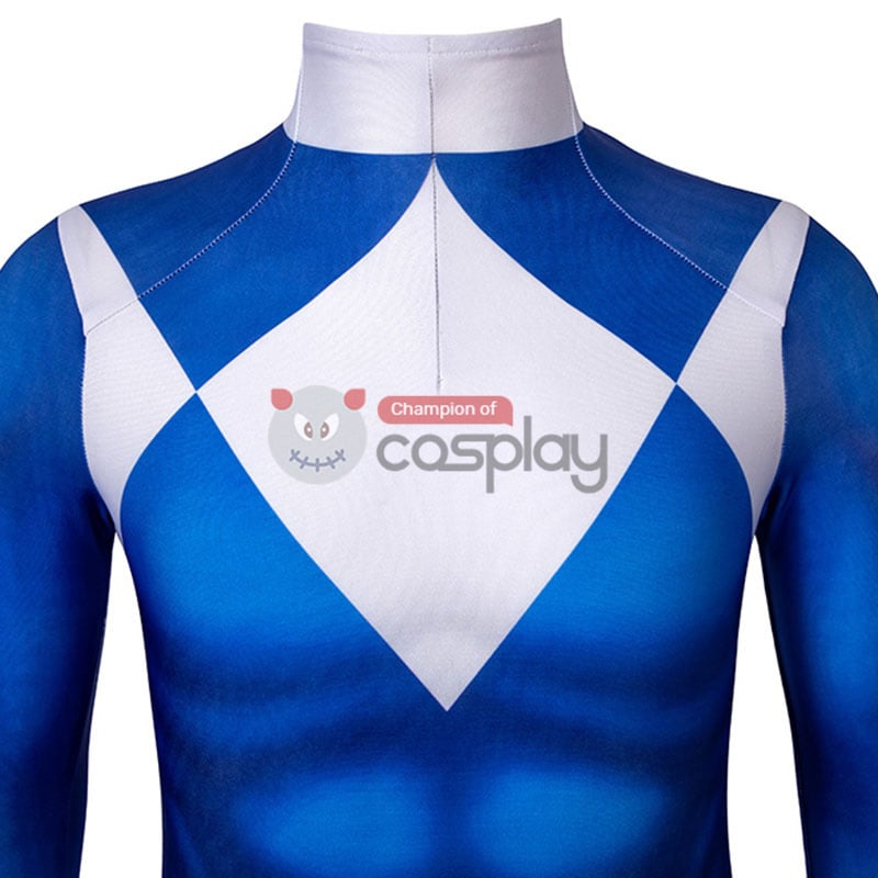 Clearance Sale - Ready To Ship for Kids Blue Ranger Cosplay Costume