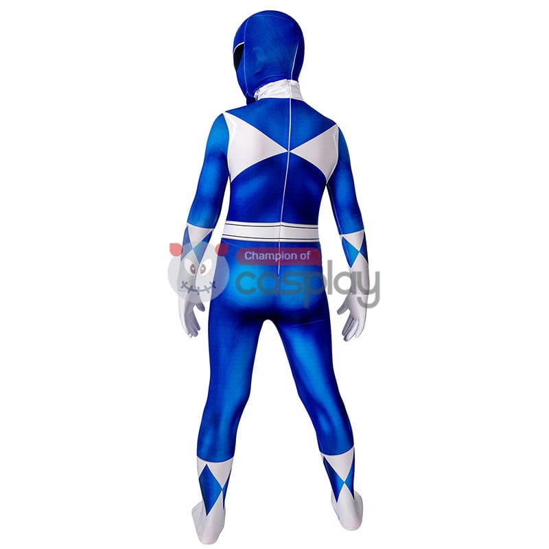 Clearance Sale - Ready To Ship for Kids Blue Ranger Cosplay Costume