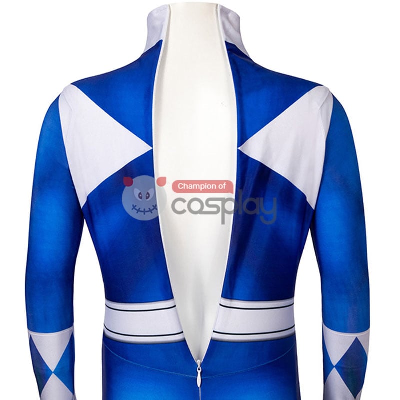 Clearance Sale - Ready To Ship for Kids Blue Ranger Cosplay Costume