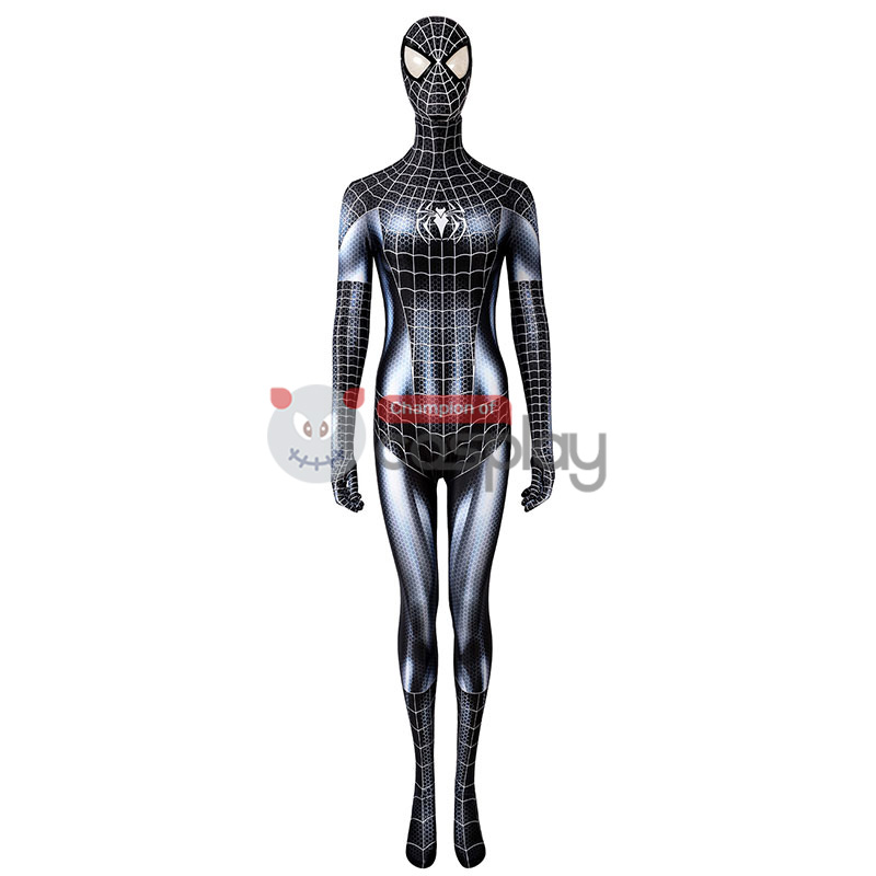Spiderman Girls Jumpsuit Venom Spider Man Black Cat Woman Cosplay Costume