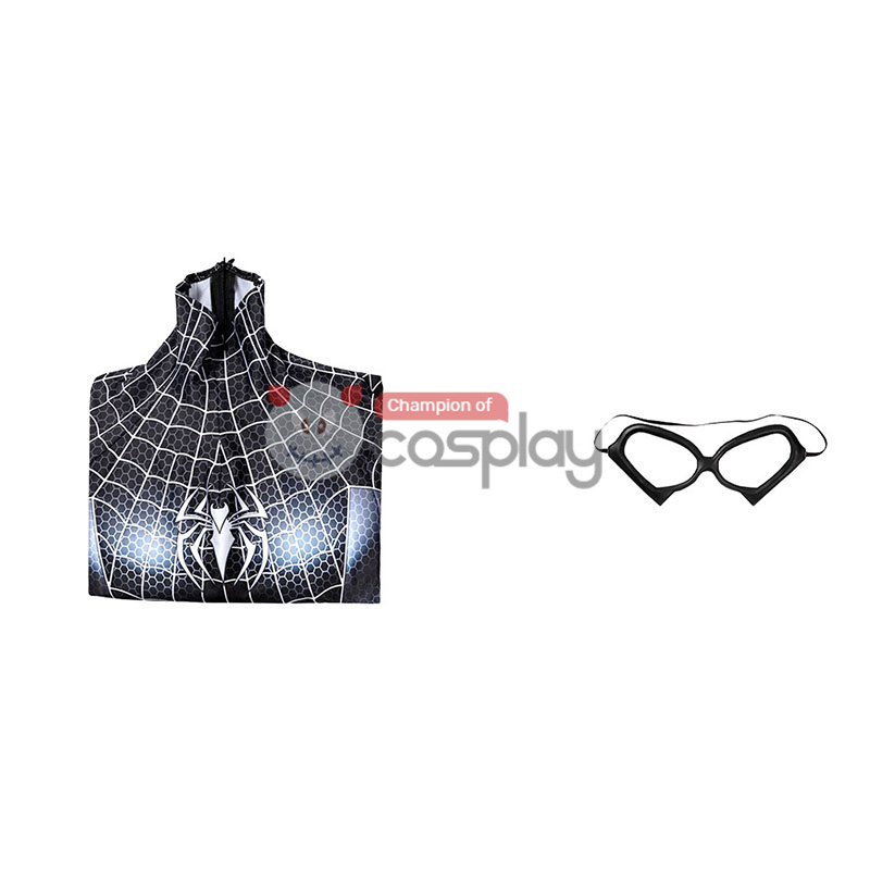 Spiderman Girls Jumpsuit Venom Spider Man Black Cat Woman Cosplay Costume