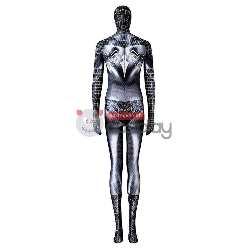 Spiderman Girls Jumpsuit Venom Spider Man Black Cat Woman Cosplay Costume