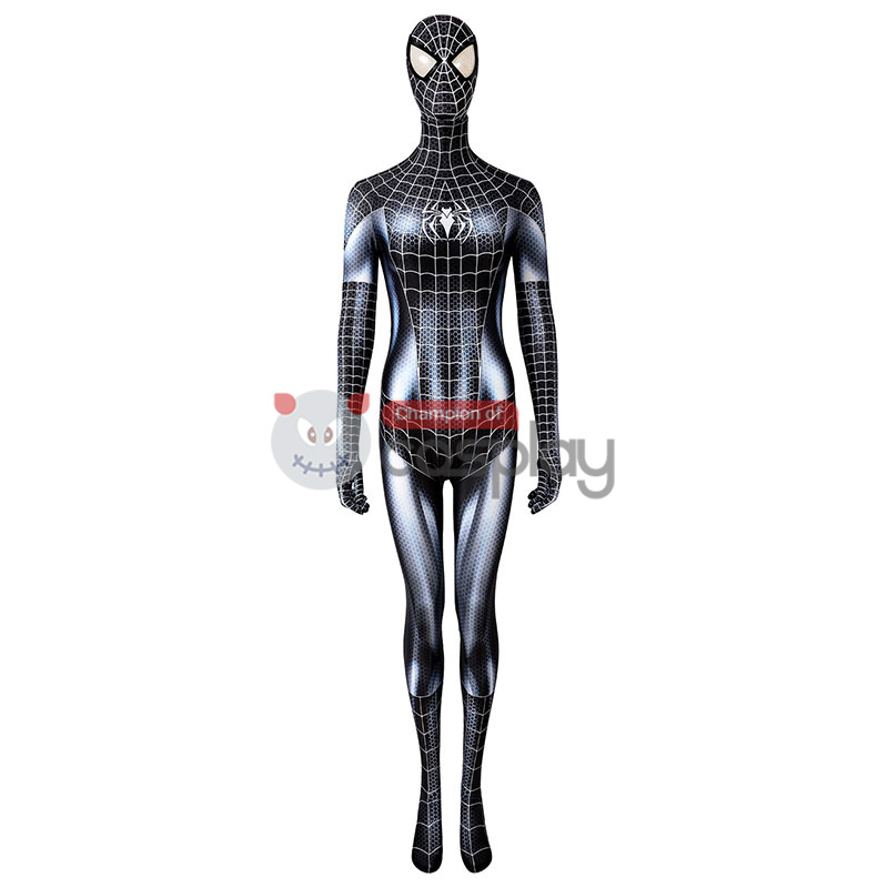 Spiderman Girls Jumpsuit Venom Spider Man Black Cat Woman Cosplay Costume