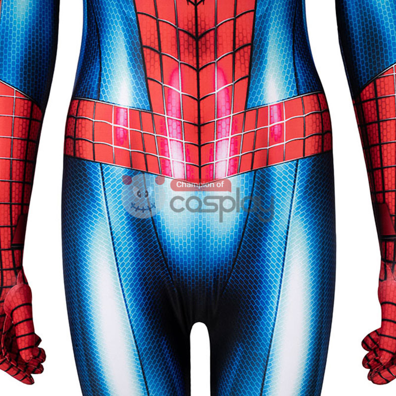 Female Spiderman Jumpsuit The Amazing Spider Man 2 Peter Parker Cosplay Costume