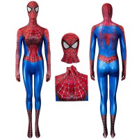 Female Spiderman Tobey Maguire Jumpsuit Spider Man Cosplay Suit