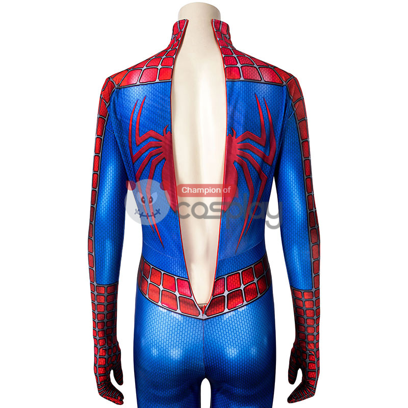 Female Spiderman Tobey Maguire Jumpsuit Spider Man Cosplay Suit