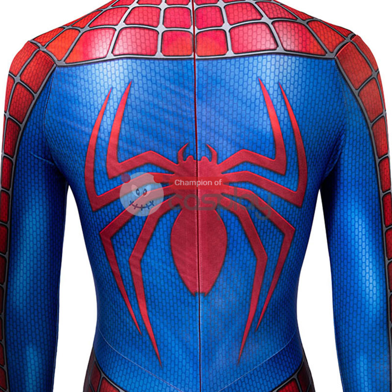 Female Spiderman Tobey Maguire Jumpsuit Spider Man Cosplay Suit