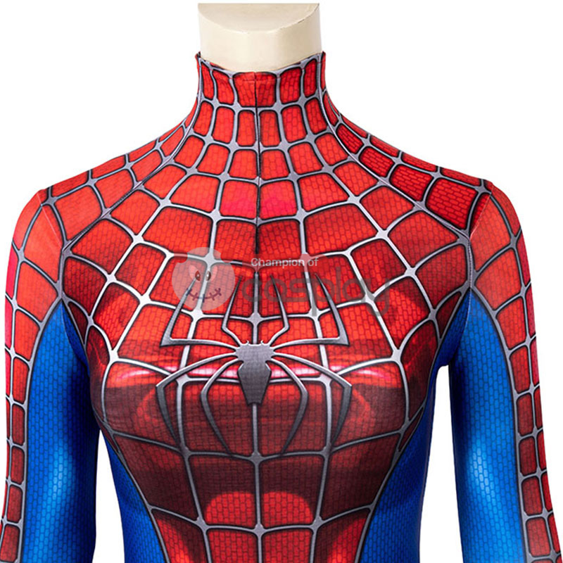 Female Spiderman Tobey Maguire Jumpsuit Spider Man Cosplay Suit